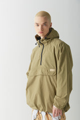コージーフーデッドアノラックジャケット/BSR2223FWJK083 COZY HOODED ANORAK JACKET KHAKI