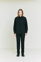 Front Layering Shirt black (6683705933942)