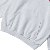 (フリース VER)ハートプリンティングパーカー/(FLEECE VER) HEART PRINTING HOODIE-WHITE MELANGE