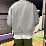リウコンビネーションオーバーフィットスウェットシャツ