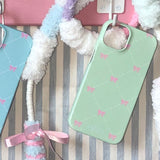 vintage ribbon case (green)