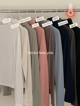 ベーシックタートルネックTシャツ (9color)