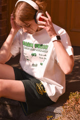 レディースインフィニティカレッジスウェットショートパンツ / Woman Infinite College Sweat Shorts