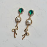 エメラルドプレッピーロイヤルピアス / Emerald Preppy Royal Piercing
