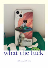 ワット ザ ファック iPhoneケース
