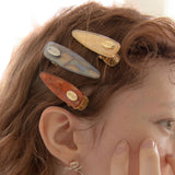 Pearly marble mini hairpin (3colors)