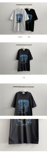 ライトキャットTシャツ / Light cat T-shirt