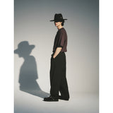 マティックスリラックスベルトパンツ / MATIX RELAXED BELTED PANTS_BK
