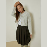 アズールショートカーディガン / Azure short cardigan (white)