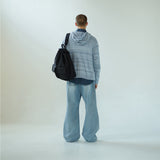 3-Way 2-Pocket Drawstring Bag (Black)