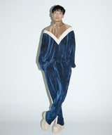 ベルベットライニングトラックパンツ /  velvet lining track pants - NAVY (4193662566518)