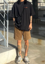 コードュロイハーフパンツ