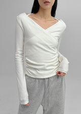 [MADE] Belan Wrap String Long Sleeve T-shirt