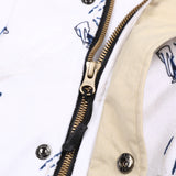 BEARRABBIT カラーフリースシャツ / BSR2223FWJK106 BEARRABBIT COLLAR FLEECE SHIRT WHITE