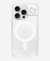 パープル - Happy DDong GangAzi マグセーフスマホケース