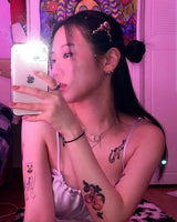 Melted heart hairpin (6685442703478)