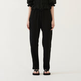 PLEATS BANDING PANTS (BLACK) (6579694665846)