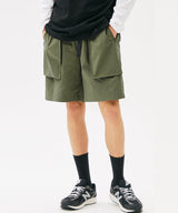 SIDE FLAP POCKET SHORTS (KHAKI) (6585208832118)