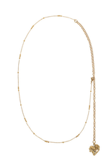 Heart Symbol Chain Belt (Gold)