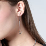 CIRCLE LINE DROP EARRING (6618487816310)