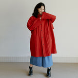 レインコート / unisex rain coat red