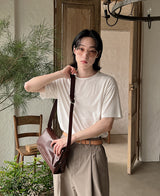 22サマーシルクＴシャツ/22summer silk T-shirt (11 color)