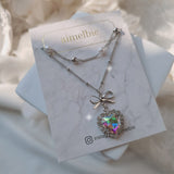 レインボーハートプリンセスネックレス