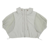  HALF ZIP-UP JUMPER_LIGHT GRAY