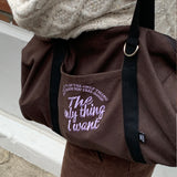 only thing duffle bag