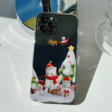ホワイトクリスマスサムキャットスマホケース