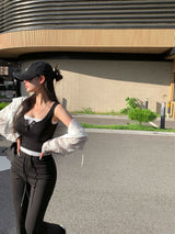 [Bellide made] Get-Up Snap Button Sleeveless