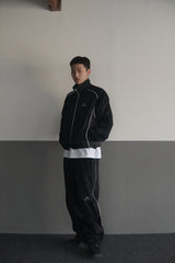 SUPPORT SERIES TRACK JACKET BLACK