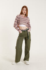 シエルクロップドセーター/CIEL CROPPED SWEATER