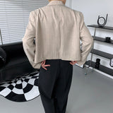 CR レガシーストライプクロップドジャケット / CR Legacy Striped Cropped Jacket (2 colors)