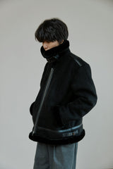 ムートンジャケット/unisex mustang black