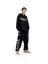 DOODLE SWEAT PANTS (BLACK)
