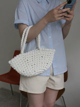 バスケットバッグ/basket bag (white)
