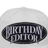 TOM'S EDITOR CAMP CAP WHITE