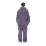 コーデュロイカーゴワイドパンツ (PURPLE)