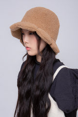 플라워벨햇 브라운 / Flower bell hat_brown (6656024150134)
