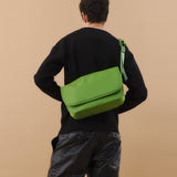 Round Flap Crossbody Bag (Green)