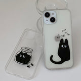 ink cat - meow Phone Case