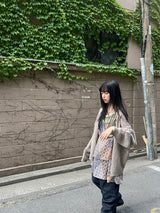 レイヤードリネンキャミソール / Layered linen sleeveless