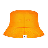 Monogram Label Color Bucket Hat Orange