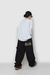 フレイムキャンバスワイドパンツ