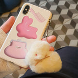 flying bunny hard phone case(glossy)