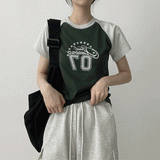 スターカラードラグラン半袖Tシャツ / Star Colored Raglan Short Sleeve Tee