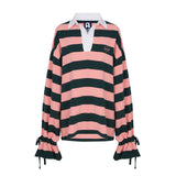 STRING DETAIL RUGBY T-SHIRT_PINK (EEOO1RLR02W) (6541196427382)