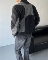 トレジャークロップドレーシングレザージャケット / OA Treasure Cropped Racing Leather Jacket (2 colors)