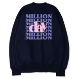 ミリオングリッドスウェットシャツ/MILLION GRID SWEATSHIRT